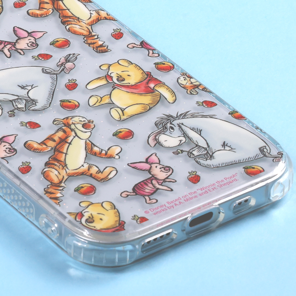iPhone 15 ケース プーさん クリアケース iPhone15 アイフォン15