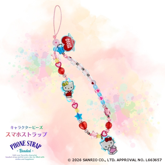 サンリオ キティ フォンストラップ スマホストラップ HELLO KITTY