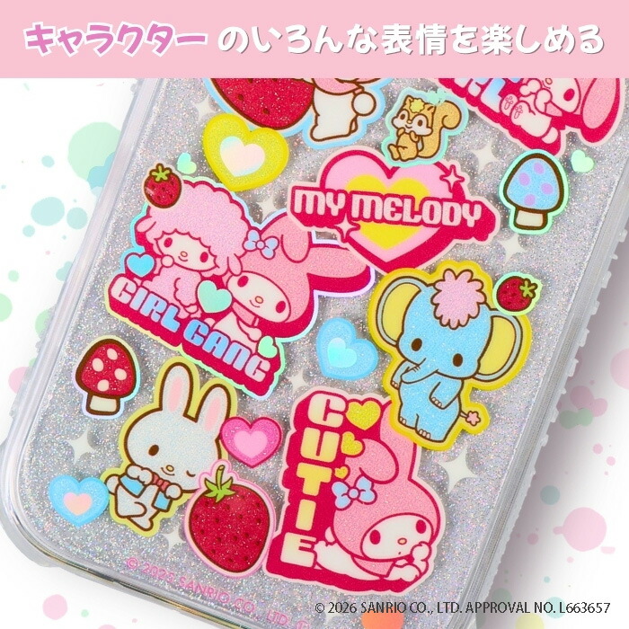 iPhone 16 ケース マイメロディ クリア アイフォン16 サンリオ