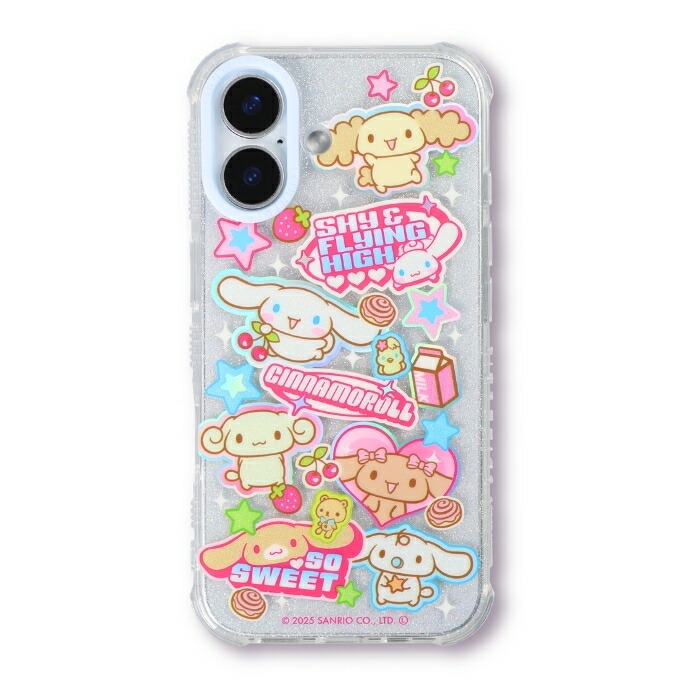 iPhone17 Pro ケース サンリオ 公式 SKINNYDIP iPhone16 シナモロール