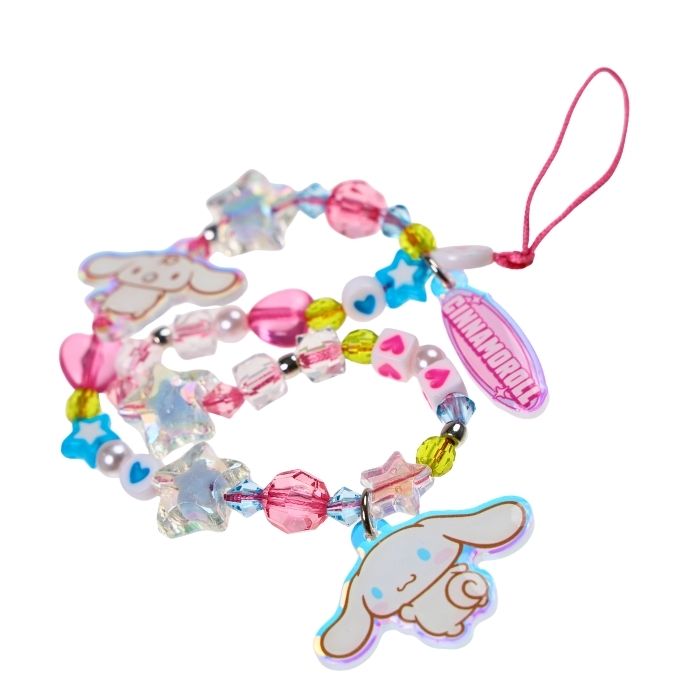 シナモンロール　ストラップ　6点セット sanrio（サンリオ） シナモロール ストラップ＆シールセット（スーパー