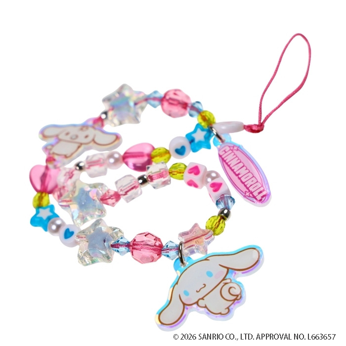 サンリオ シナモロール フォンストラップ スマホストラップ sanrio