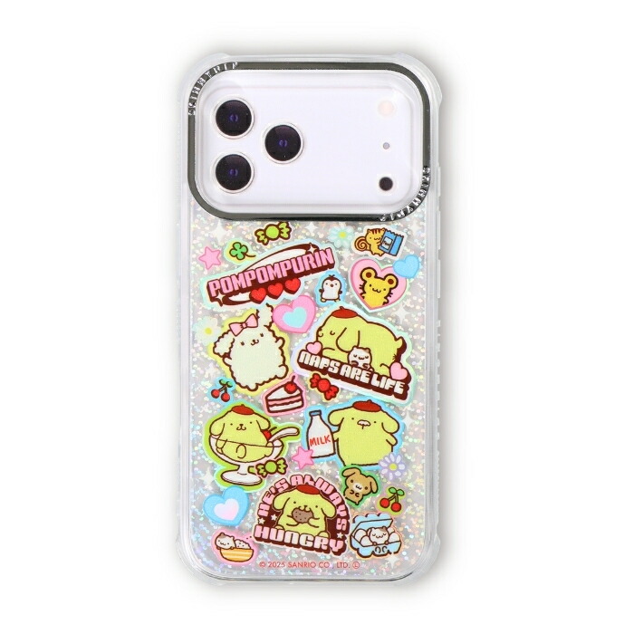 iPhone17ケース　magsafe ポムポムプリン　マフィン　キャラクター iPhone 17 Pro ケース ポムポムプリン クリア アイフォン17プロ