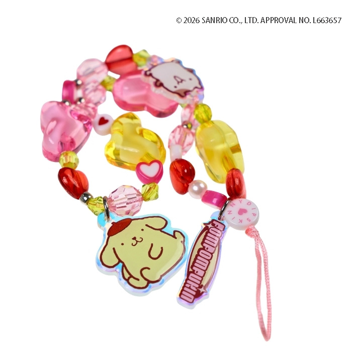 サンリオ ポムポムプリン フォンストラップ スマホストラップ sanrio