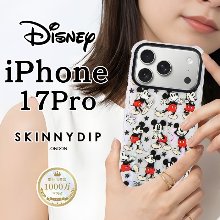 iPhone 17 Pro ケース ミッキー クリア アイフォン17プロ ディズニー