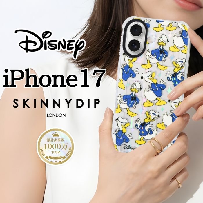 iPhone 17 ケース ドナルド クリア アイフォン17 ディズニー かわいい