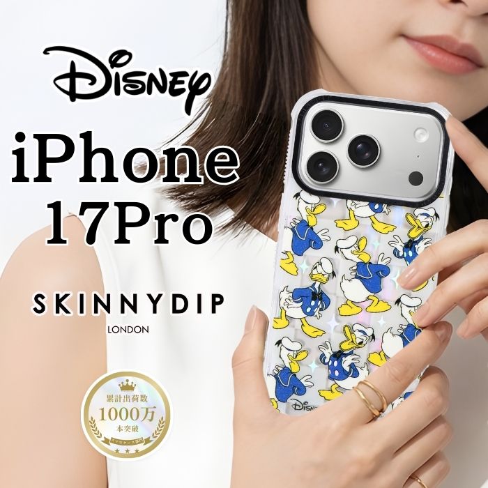 iPhone 17 Pro ケース ドナルド クリア アイフォン17プロ ディズニー
