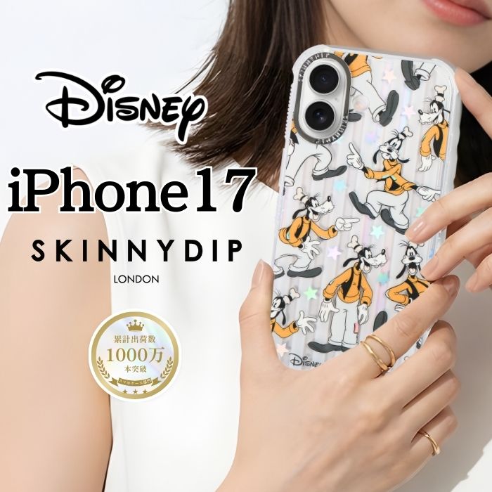 iPhone 17 ケース グーフィー クリア アイフォン17 ディズニー