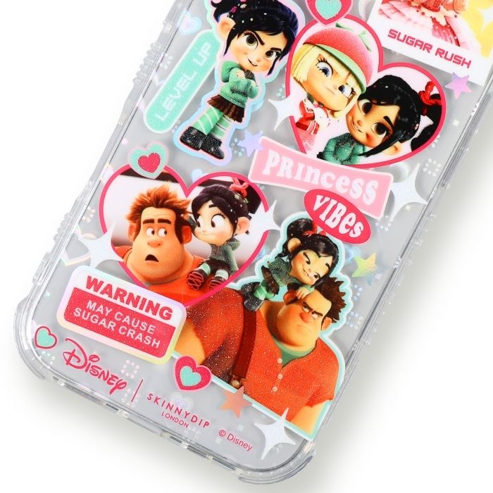 iPhone 16 ケース シュガーラッシュ クリア アイフォン16 ディズニー