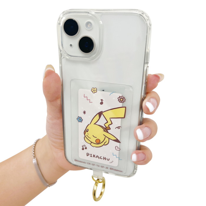 カラビナ付きストラップホルダー ポケモン ピカチュウ キャラクター