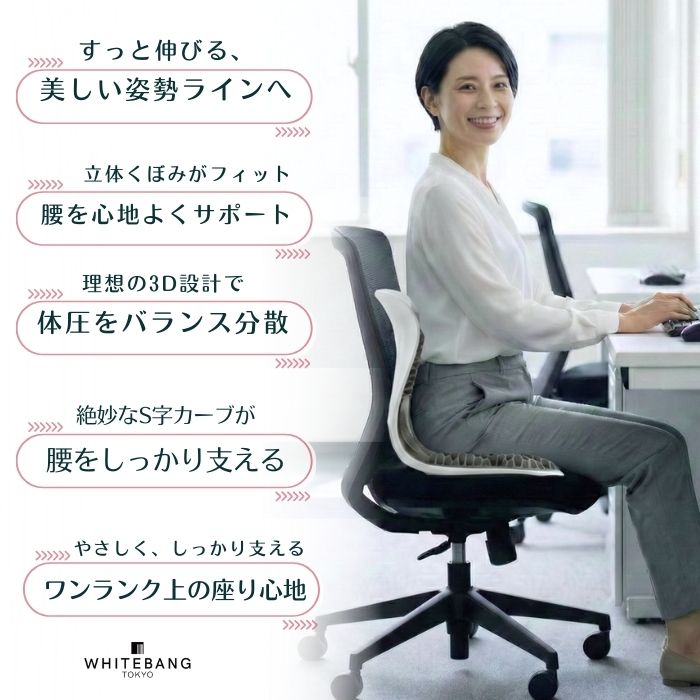 姿勢矯正 骨盤矯正 サポートチェア ハニカム 人間工学 TPE素材 姿勢