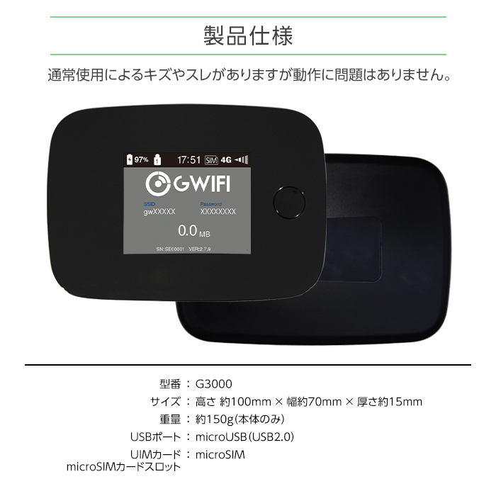 中古 Wifi モバイルルーター SIMフリー 購入 ポケットwifi 中古 ルーター 契約不要 FS030 プリペイドsim 付き 10GB セット 日本 softbank ソフトバンク