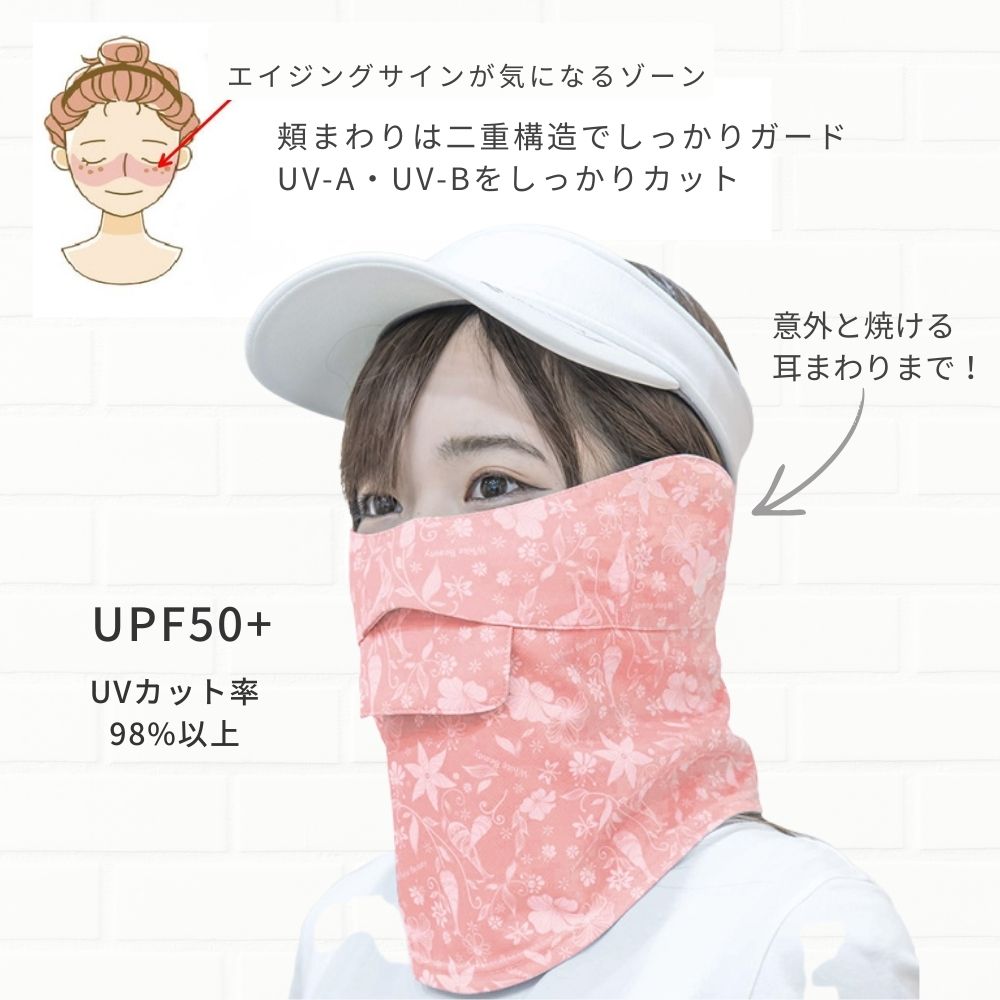 耳もカバーするフェイスカバー