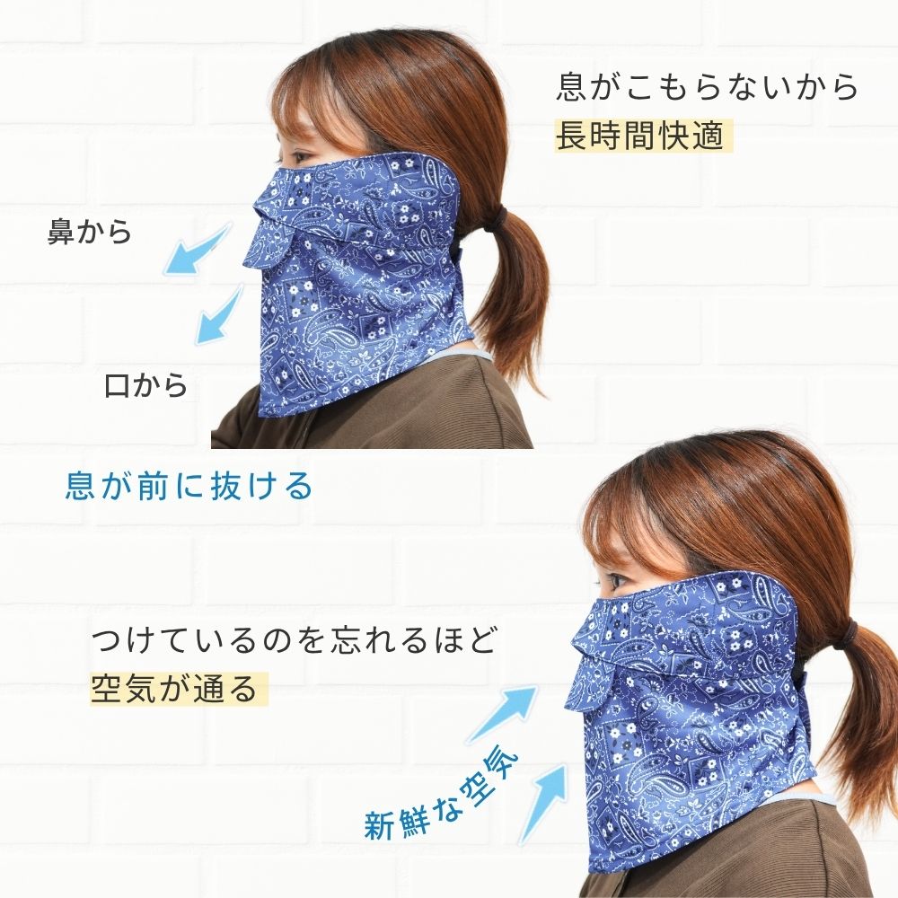呼吸がラクなフェイスカバー