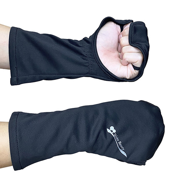 ハンドカバー UVカット 手首 手の甲 紫外線対策グッズ 手袋 作業しやすい 暑さ対策 冷感 レディ...
