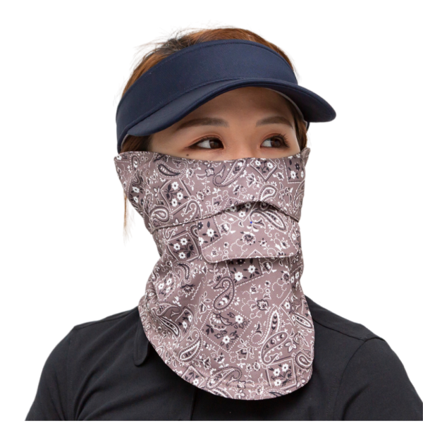 フェイスカバー C型 UVカットマスク ランニング マスク フェイスマスク