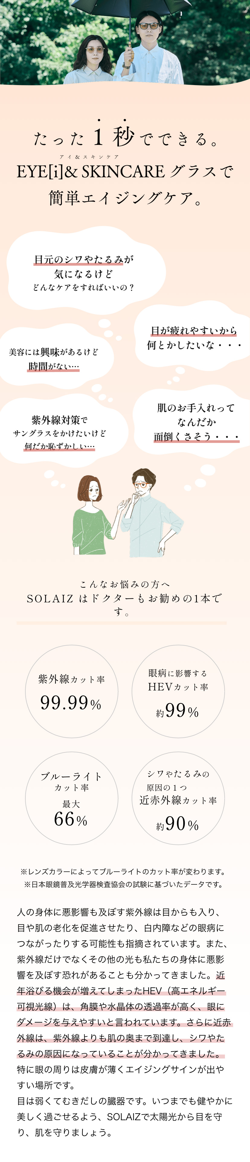 SOLAIZサングラス