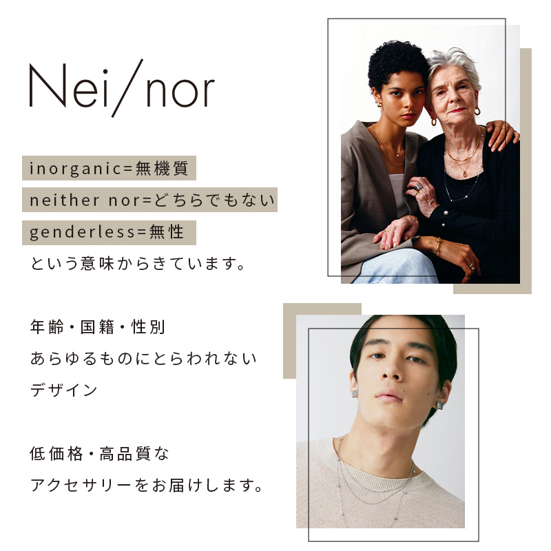 ピアス レディース リング シンプル 金属アレルギー対応 【Nei/nor】（ネイナー） 大人ピアス シルバー ゴールド 316L ステンレス PVD コーティング ピアス レディース 韓国【nnp-0002】