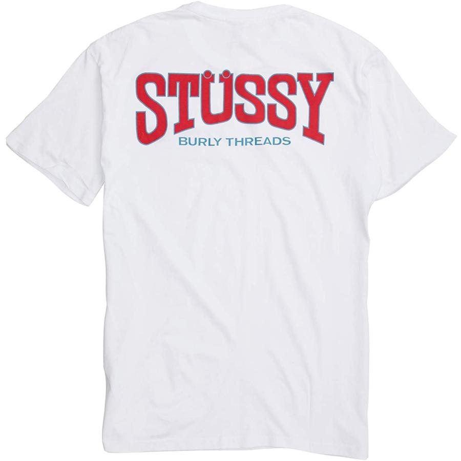 (ステューシー) STUSSY BURLYTHREADS SS TEE メンズ 半袖 Tシャツ ストック ロゴ stussy トップス コットンメンズ [並行輸入品]｜white-wind-shop｜02