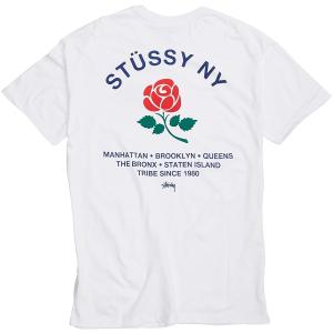 (ステューシー) STUSSY  BROOKLYN ROSE SS TEE メンズ 半袖 Tシャツ ...
