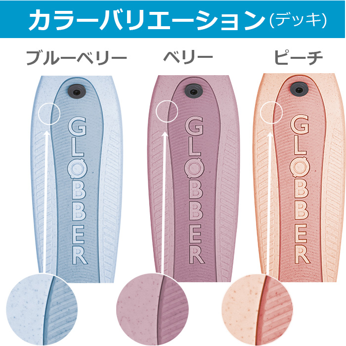 カラーバリエーション（デッキ）3色展開
