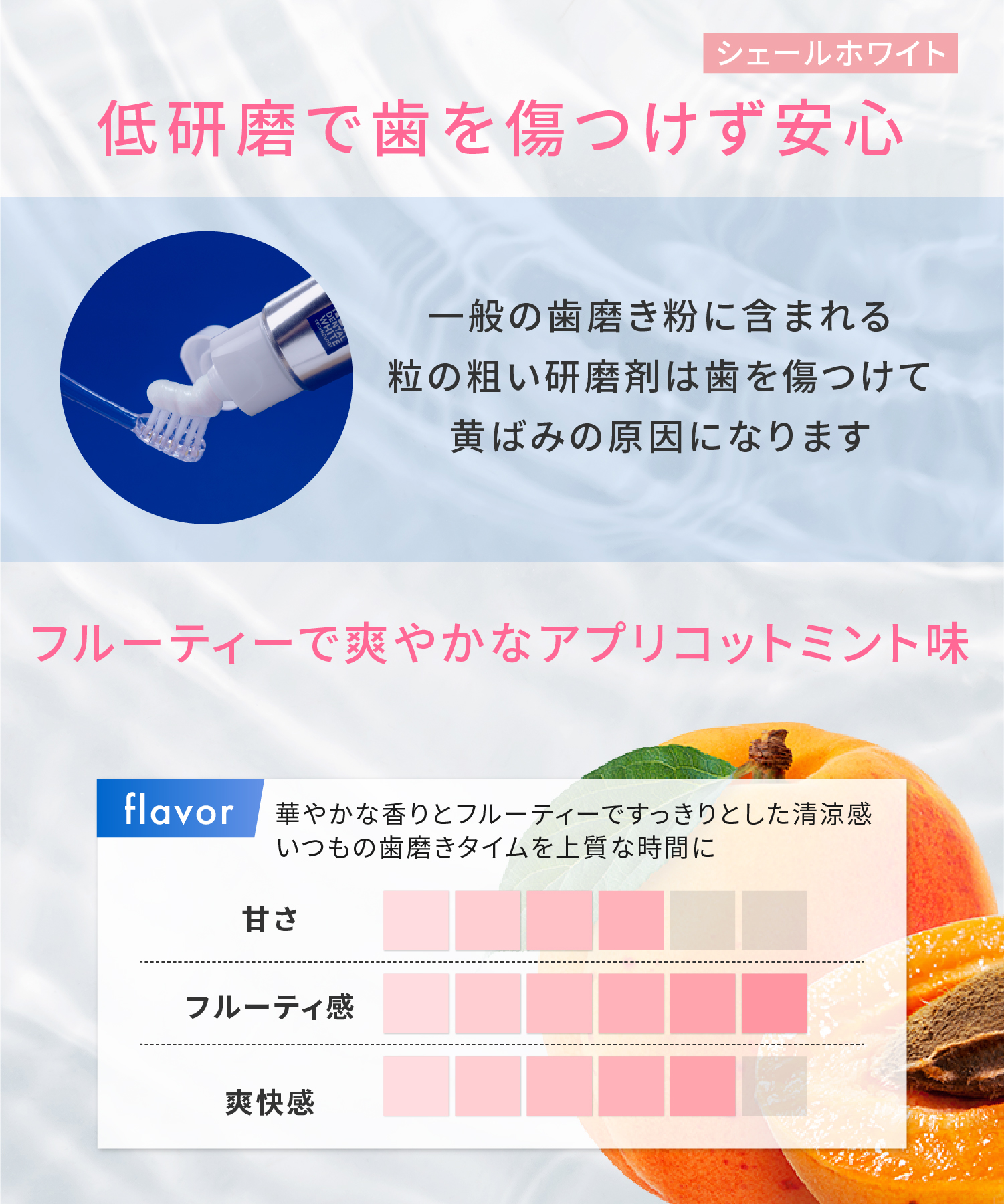 ホワイトエッセンス 審美歯科 歯磨剤 シェールホワイト[医薬部外品 