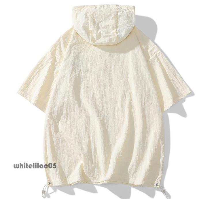 A.P.C. ナイロン ハーフジップ アノラック パーカー 実寸M サイズ A.P.C. ナイロン ハーフジップ アノラック パーカー 実寸M