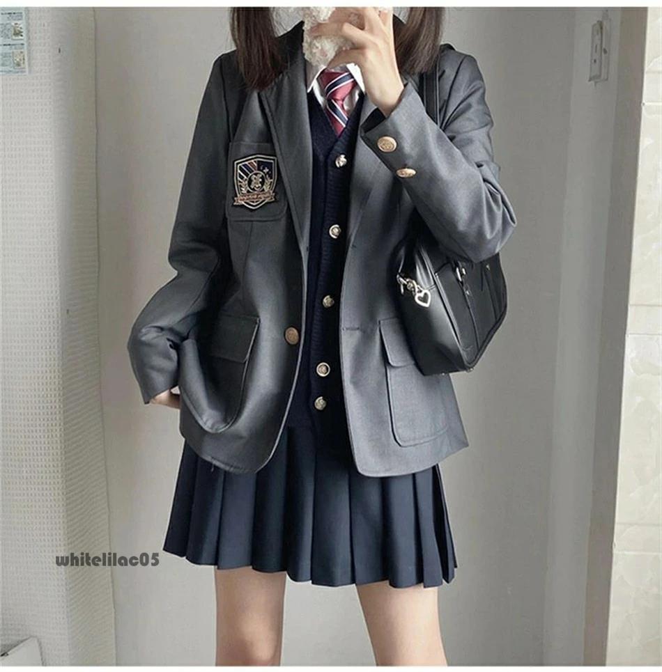 卒業式 スーツ JK制服 制服 女の子 6点セット 入学式 ベスト付 学校