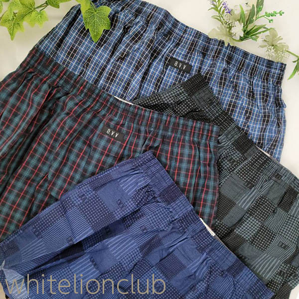 アー・ヴェ・ヴェ 布帛トランクス ニットトランクス 前開き パンツ M/L