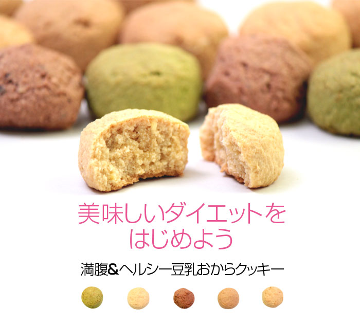 満腹＆ヘルシー豆乳おからクッキー 1kg
