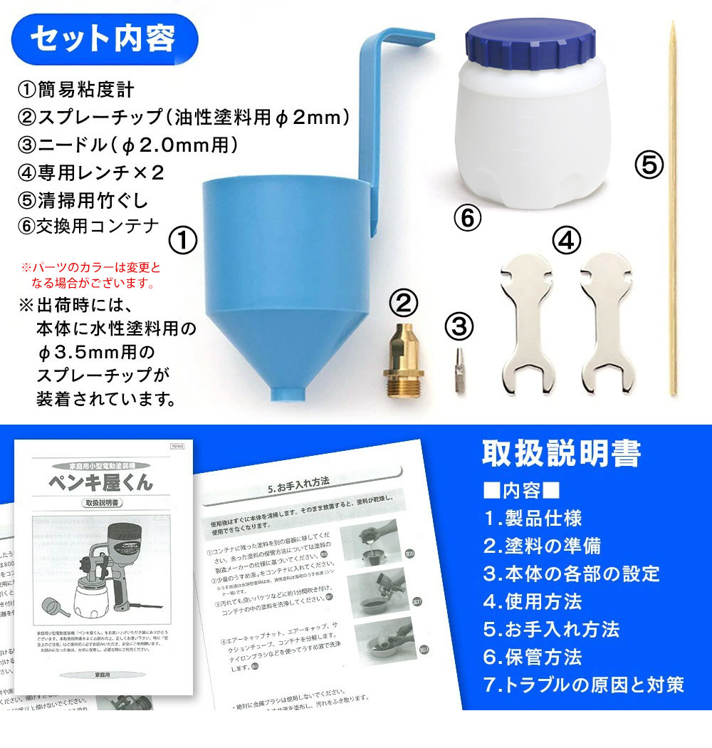 家庭用小型電動塗装機ペンキ屋くん