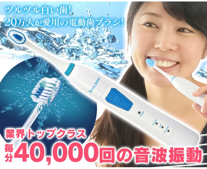 電動歯ブラシ 本体 充電式 音波歯ブラシ 音波振動歯ブラシ 口臭対策