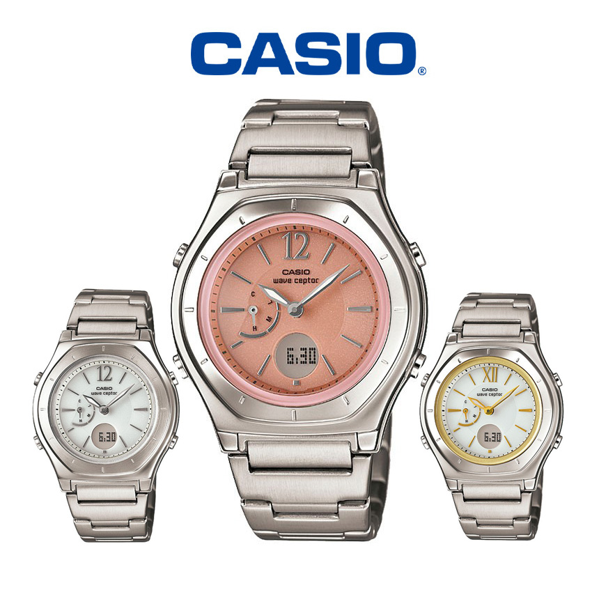 腕時計 レディース 電波ソーラー カシオ CASIO ギフト 電波ソーラー腕時計 電波時計 ウェーブセプター ブランド 社会人 女性用 婦人用