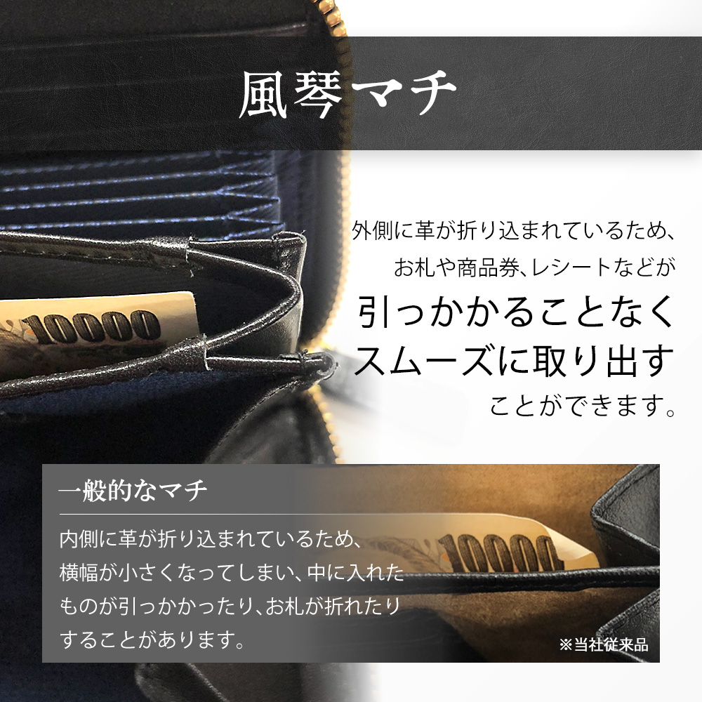 GENTRAIL（ジェントレイル）カーボンレザー多機能長財布