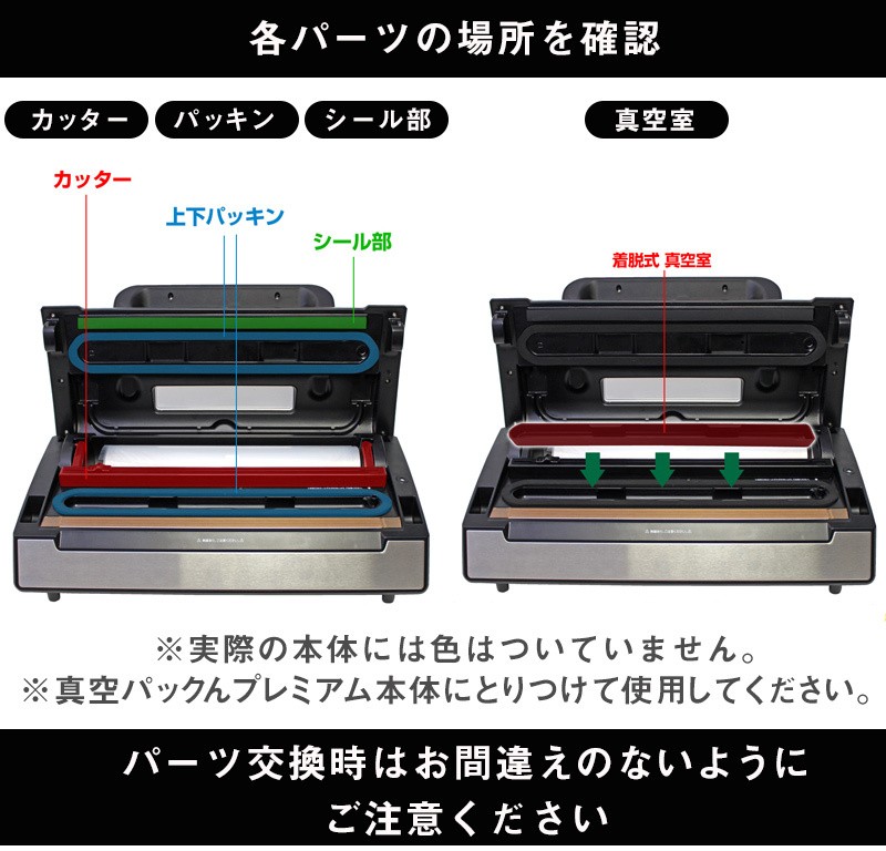 真空パックんPREMIUM専用交換用カッター