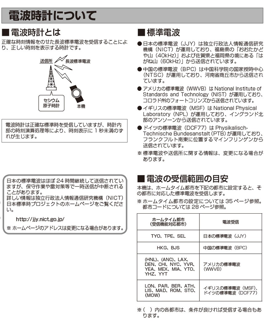 カシオ電波ソーラー腕時計ウェーブセプター 