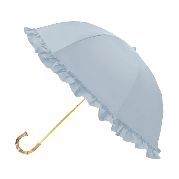 日傘 完全遮光 折りたたみ 77cm 折り畳み傘 100% 晴雨兼用 おしゃれ フリル 丸い まるい 折りたたみ傘 かわいい 可愛い 軽量 UVカット99%｜wide｜07
