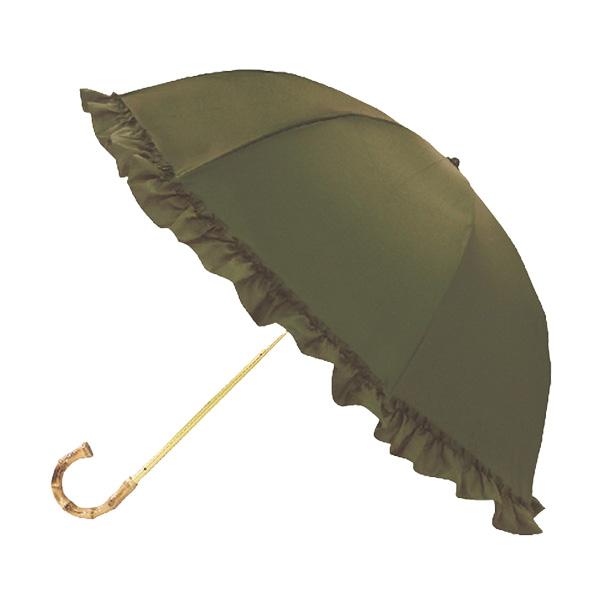 日傘 完全遮光 折りたたみ 77cm 折り畳み傘 100% 晴雨兼用 おしゃれ フリル 丸い まるい...