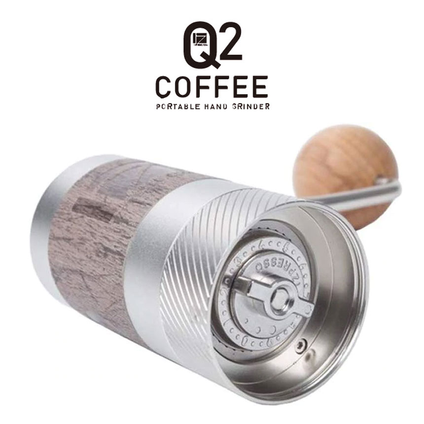 1ZPRESSO コーヒーグラインダー Q2 手挽き コーヒーミル 臼式 高級