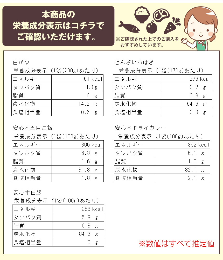 備えて安心 お米の12食セット