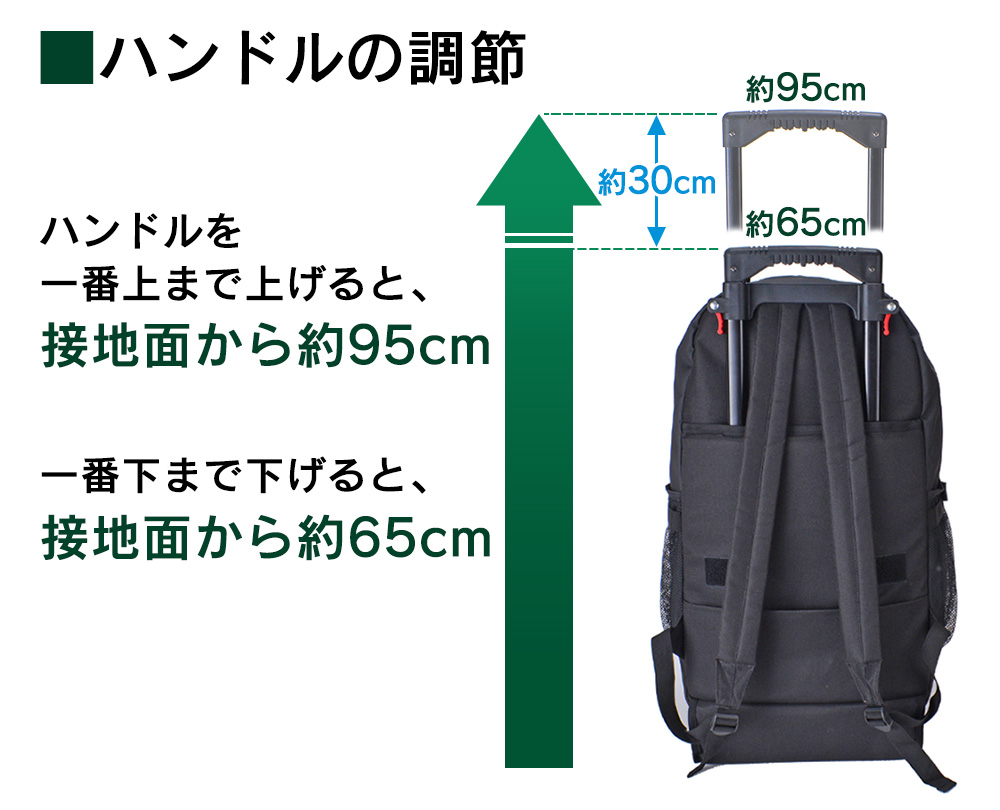 キャスター付きリュック キャスター付きバッグ リュック キャリー付き リュックキャリー 軽量 大容量 35L 機内持ち込み 2泊3日 防水加工 3WAY