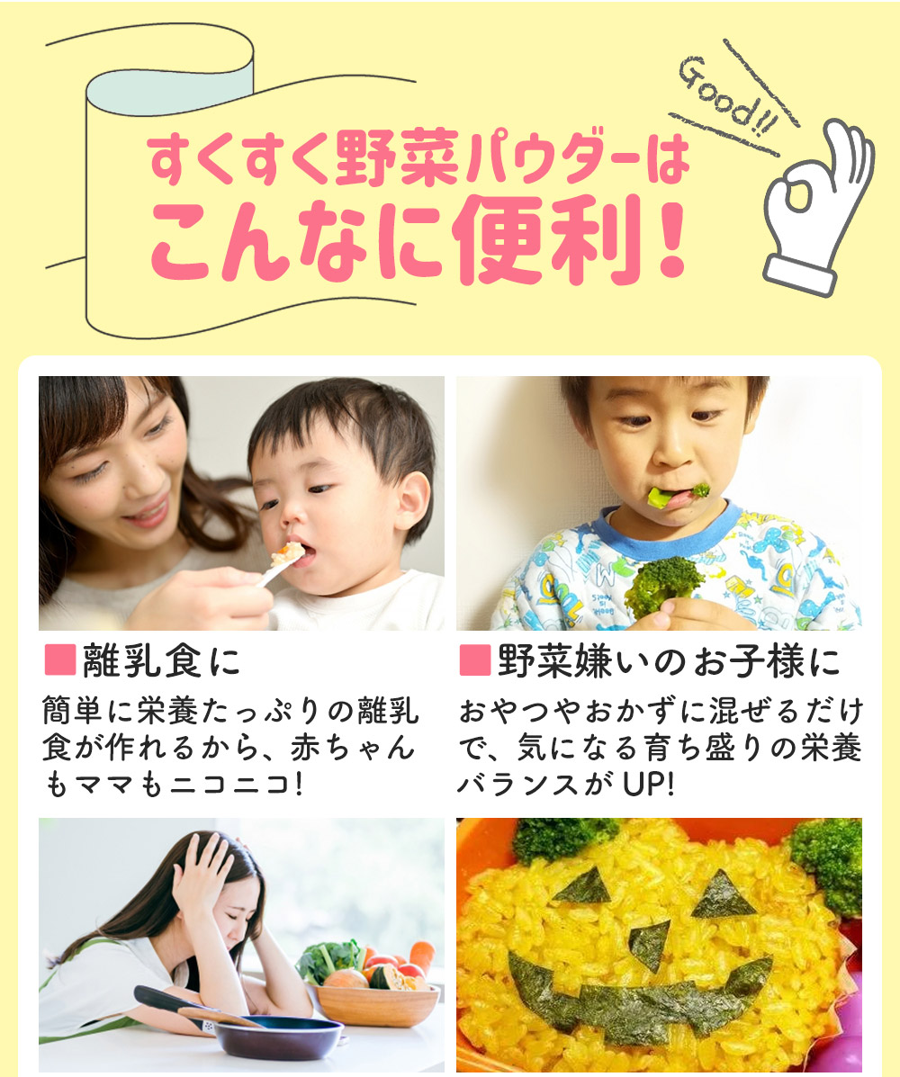 すくすく野菜パウダー【チャレンジセット】