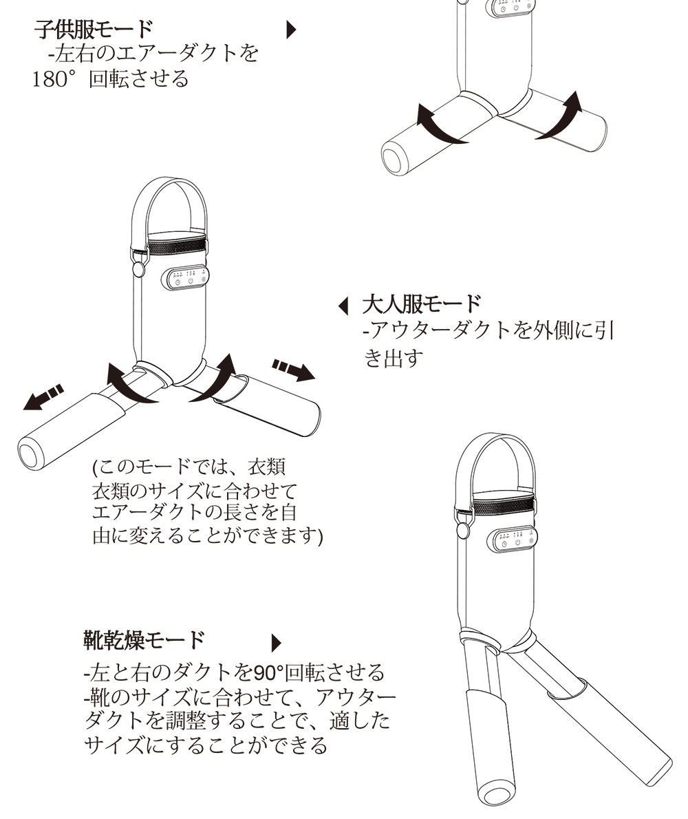 ハンガー型乾燥機【KW-GYQ03D】 乾燥機 小型 衣類 衣類乾燥機