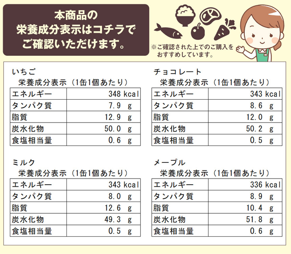 青空製パン 7年保存パン缶詰12缶セット（4種×3缶）