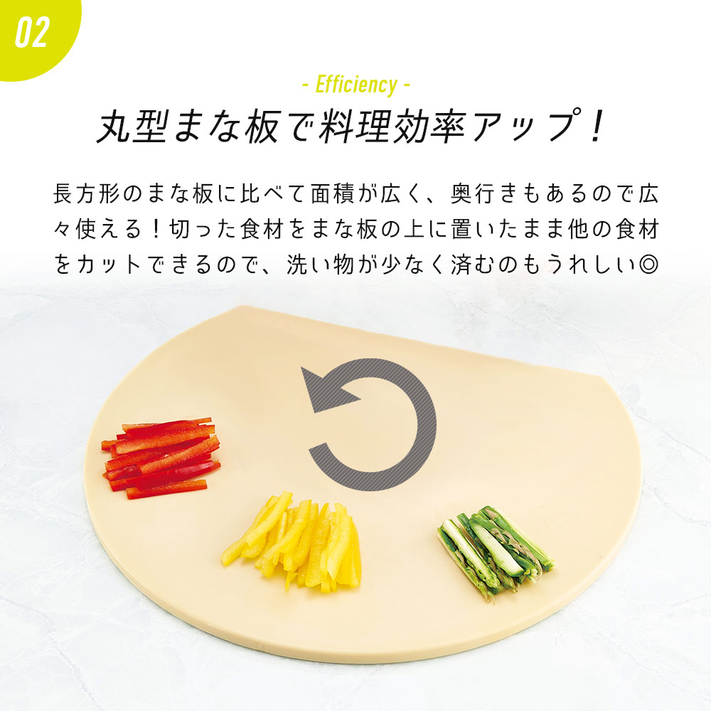 食洗機対応丸いまな板耐熱エラストマー
