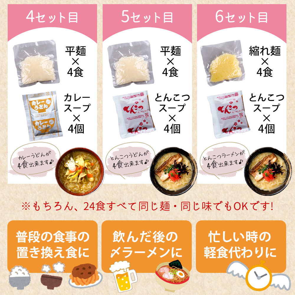レンジで簡単こんにゃく麺24食セット