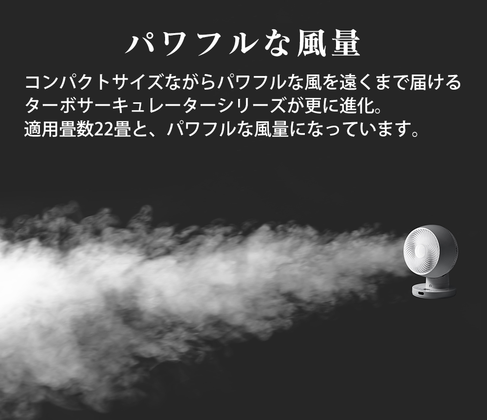 節電センサー付 DCスイングサーキュレーター360【CF-T2360】
