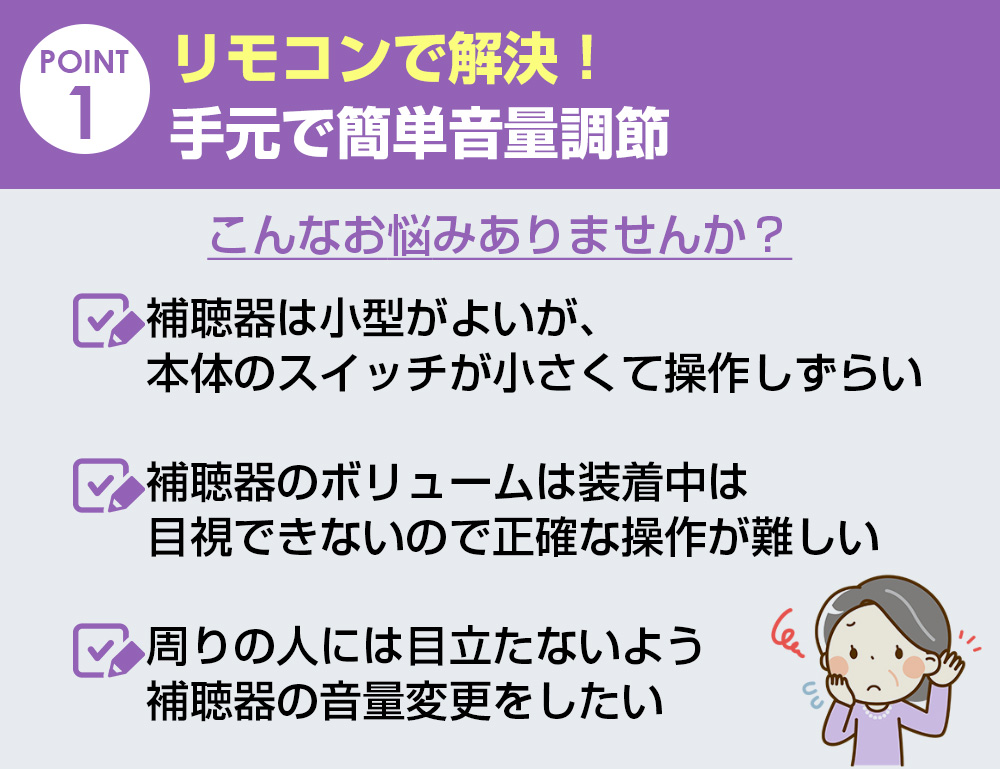 オンキョーデジタル補聴器 リモコン付きOHS-D31【非課税】【左耳用】