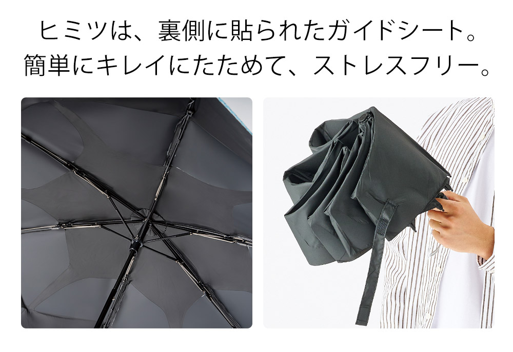 urawaza ※非表示※日傘 メンズ 自動開閉 slim 3秒でたためる