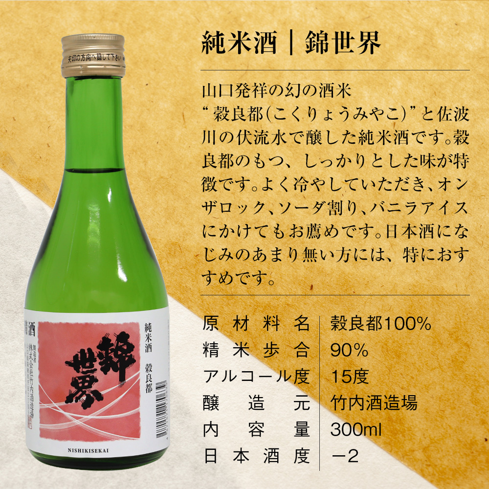 山口県の日本酒飲み比べ3本セット【美味しいおつまみ＆酒器付き】